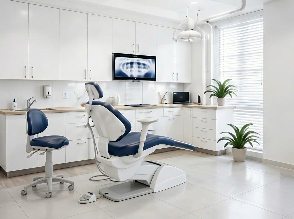 Modern dental clinic interior